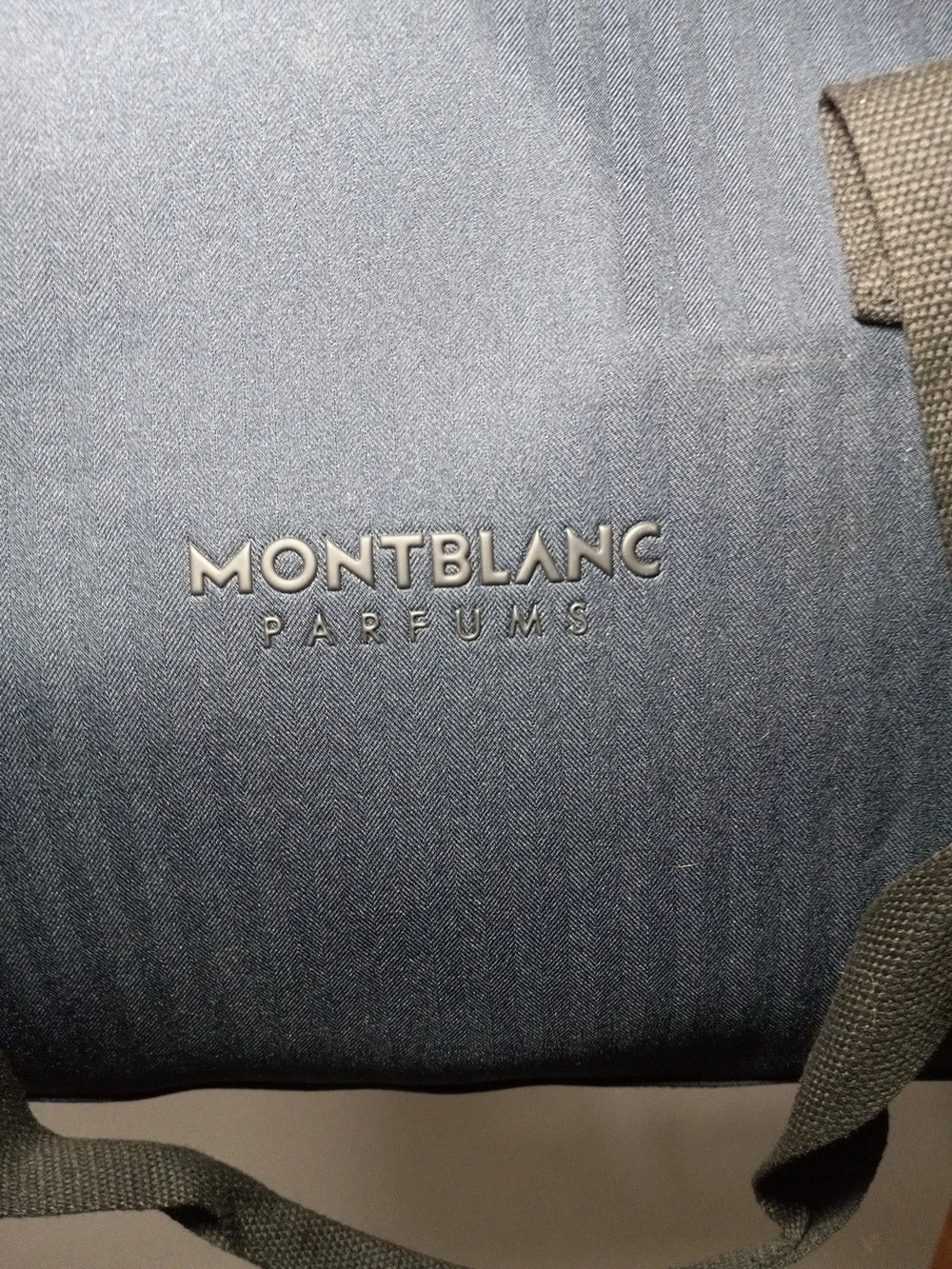 Montblanc Men's Navy Travel Duffel Bag